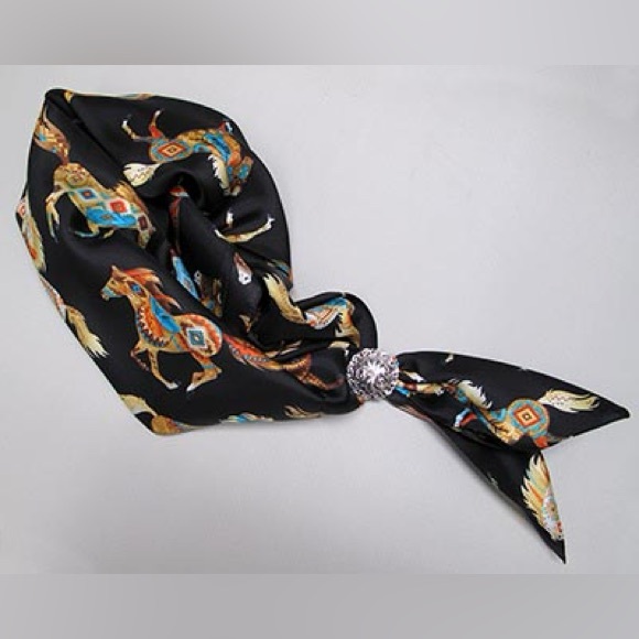100% Silk Scarf - Picture 3 of 6